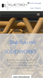 Mobile Screenshot of klietsch.com