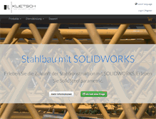 Tablet Screenshot of klietsch.com